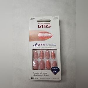 KISS Glam Fantasy Nails - Shimmering Pink